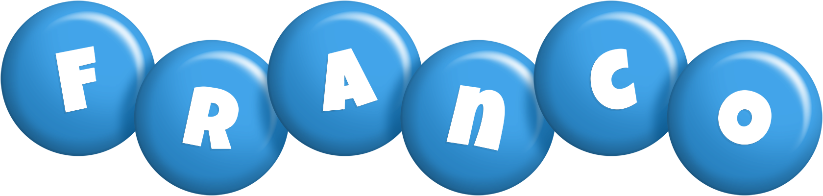 Franco candy-blue logo