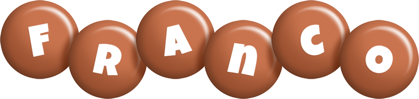 Franco candy-brown logo