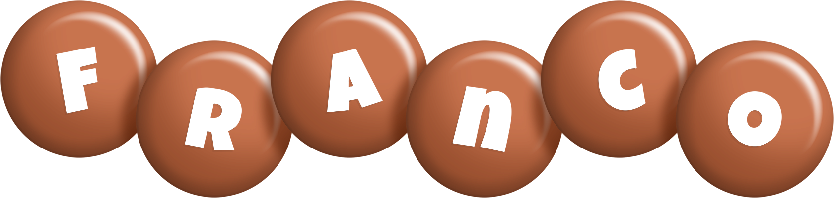 Franco candy-brown logo