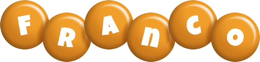 Franco candy-orange logo