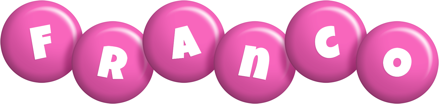 Franco candy-pink logo