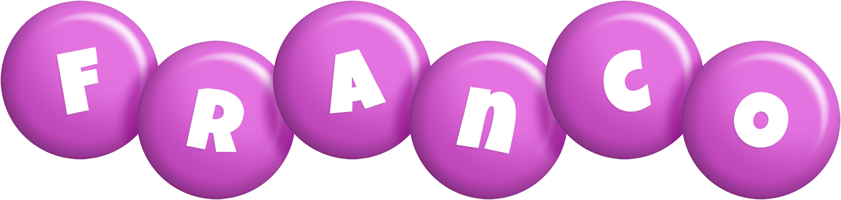 Franco candy-purple logo