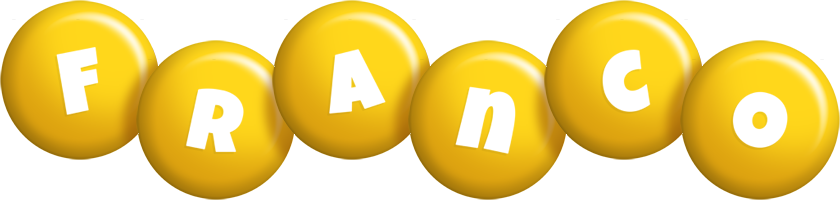Franco candy-yellow logo