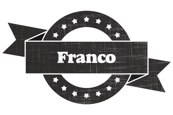 Franco grunge logo
