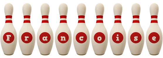 Francoise bowling-pin logo