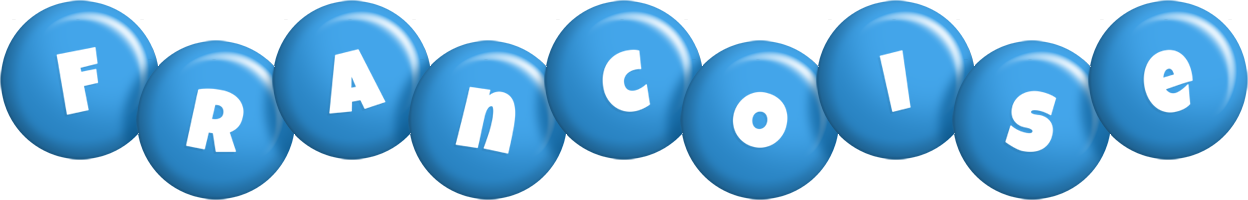 Francoise candy-blue logo