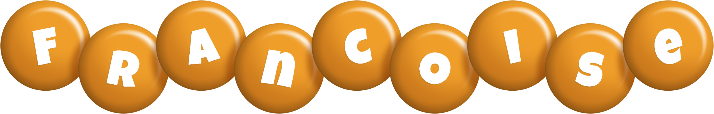Francoise candy-orange logo