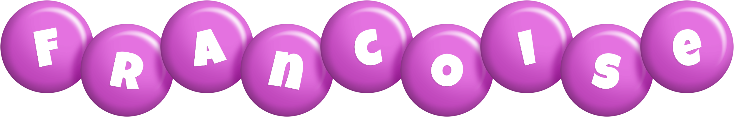 Francoise candy-purple logo