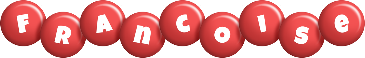 Francoise candy-red logo