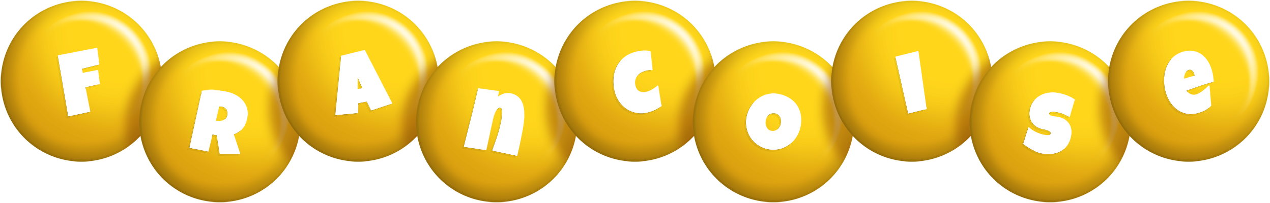 Francoise candy-yellow logo