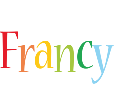 Francy birthday logo