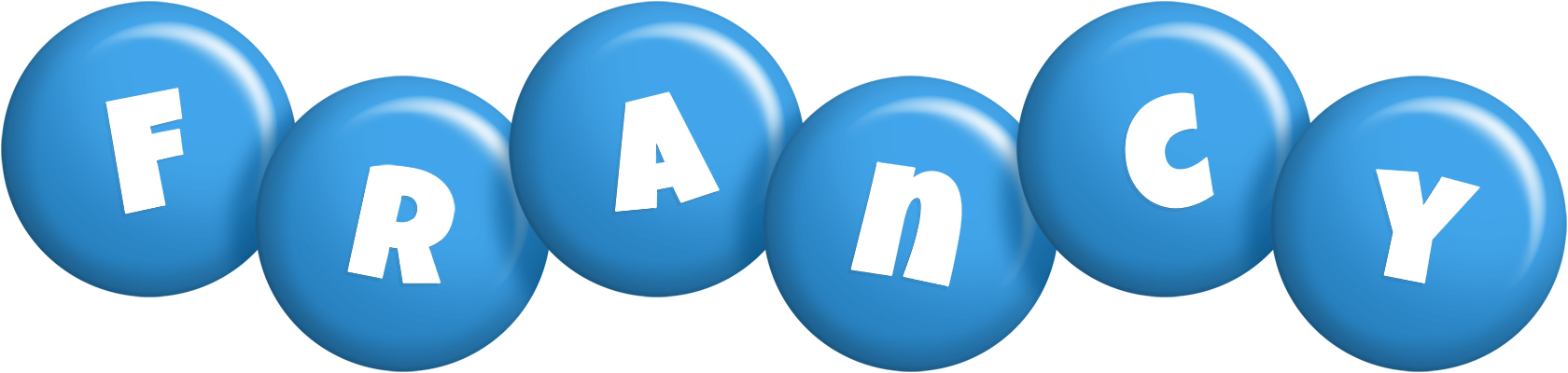 Francy candy-blue logo