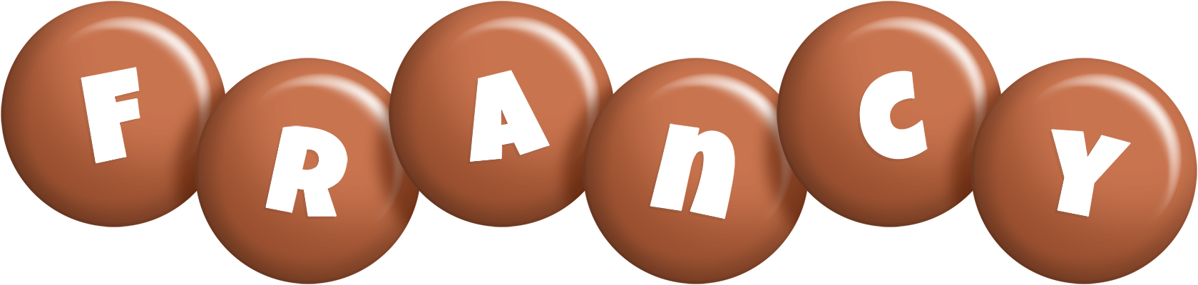 Francy candy-brown logo