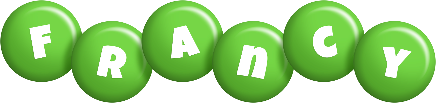 Francy candy-green logo