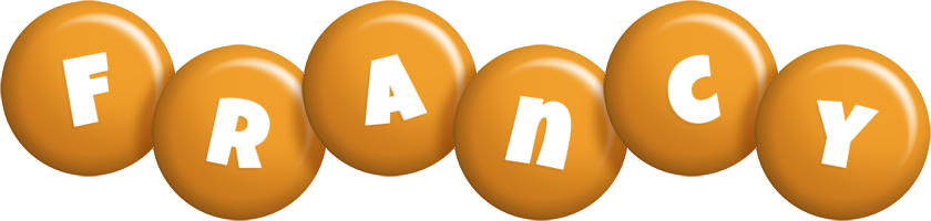 Francy candy-orange logo