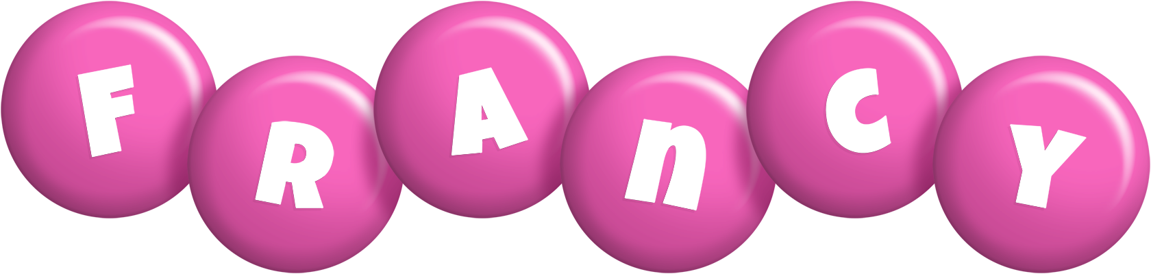 Francy candy-pink logo