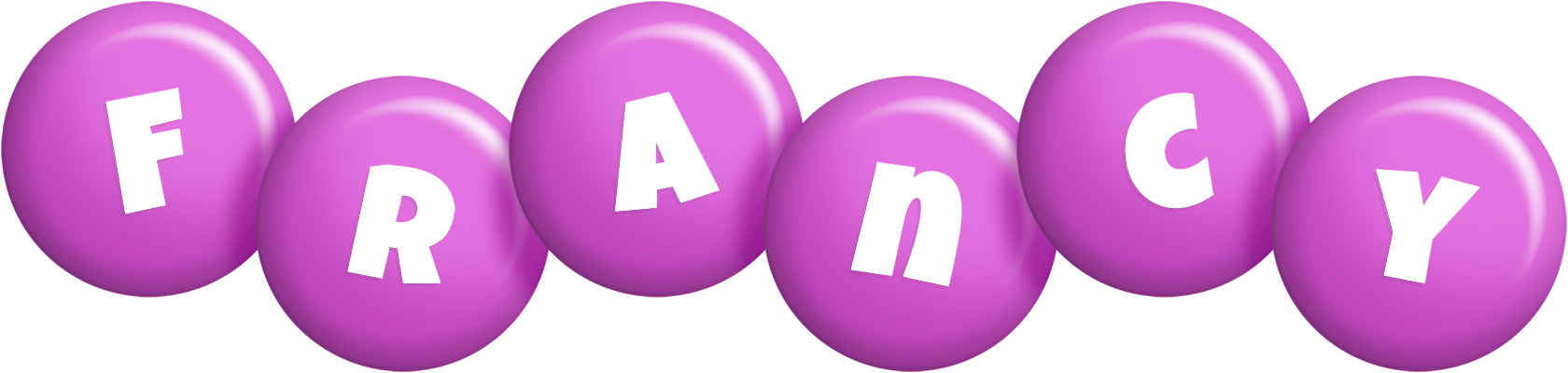 Francy candy-purple logo