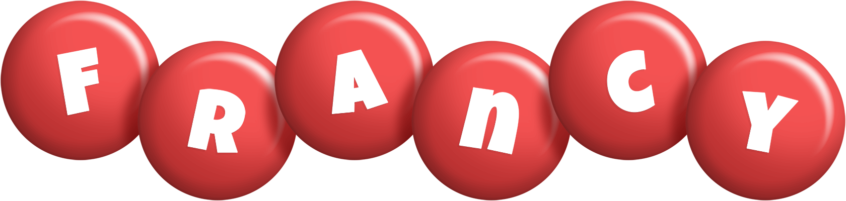 Francy candy-red logo