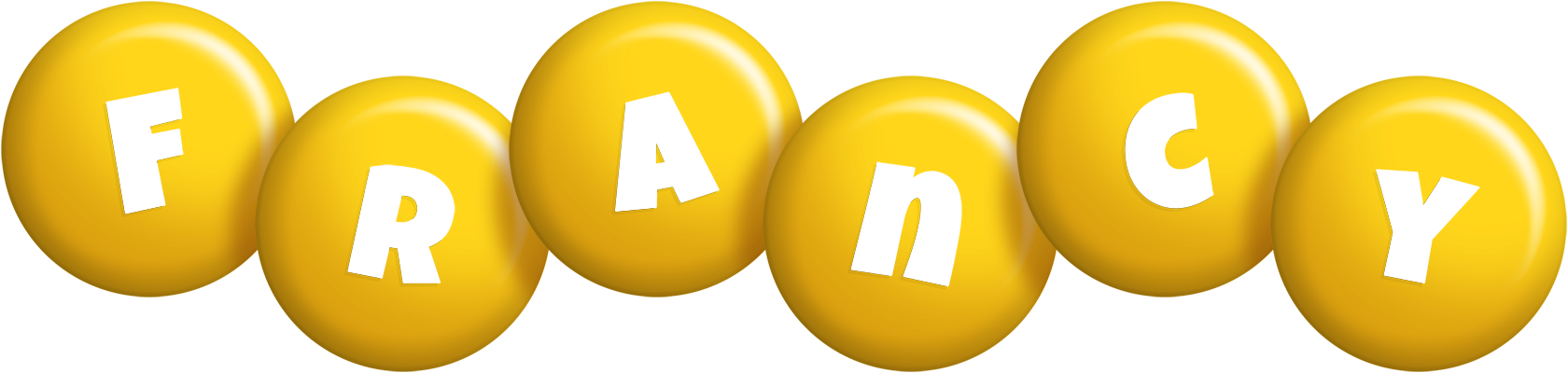 Francy candy-yellow logo
