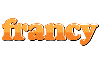 Francy orange logo