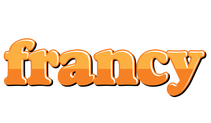 Francy orange logo