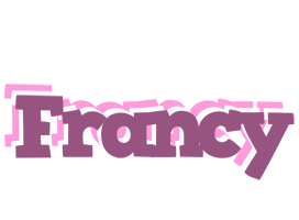 Francy relaxing logo