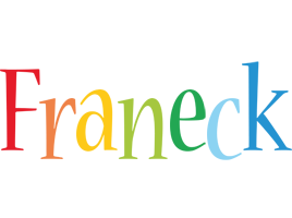 Franeck birthday logo
