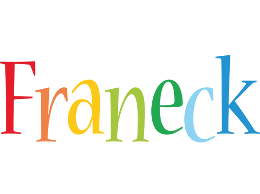 Franeck birthday logo