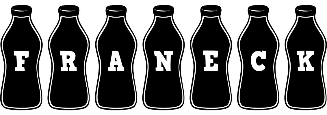 Franeck bottle logo