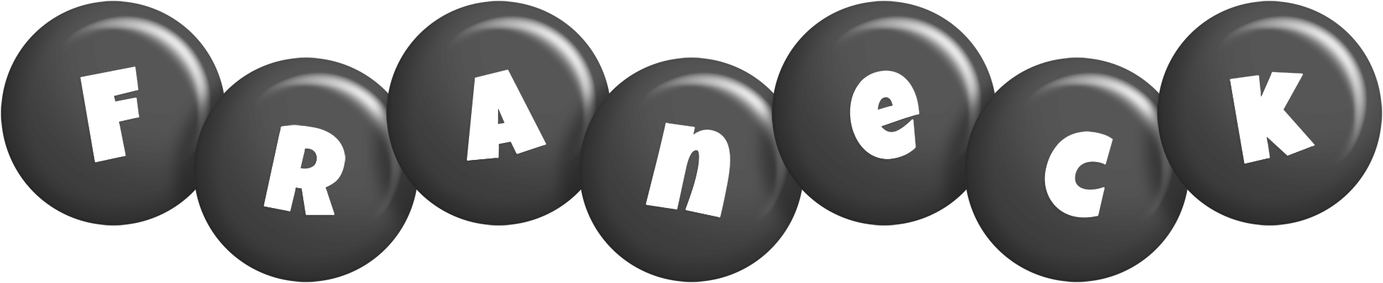 Franeck candy-black logo