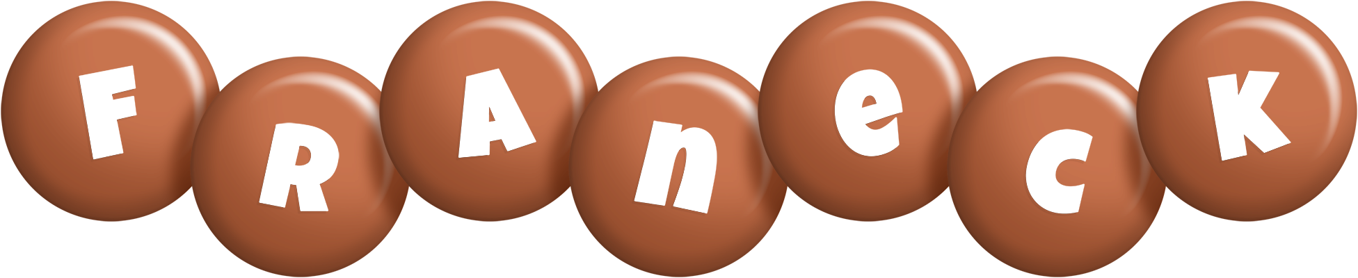 Franeck candy-brown logo
