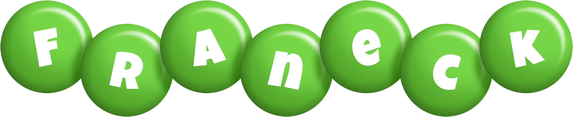 Franeck candy-green logo