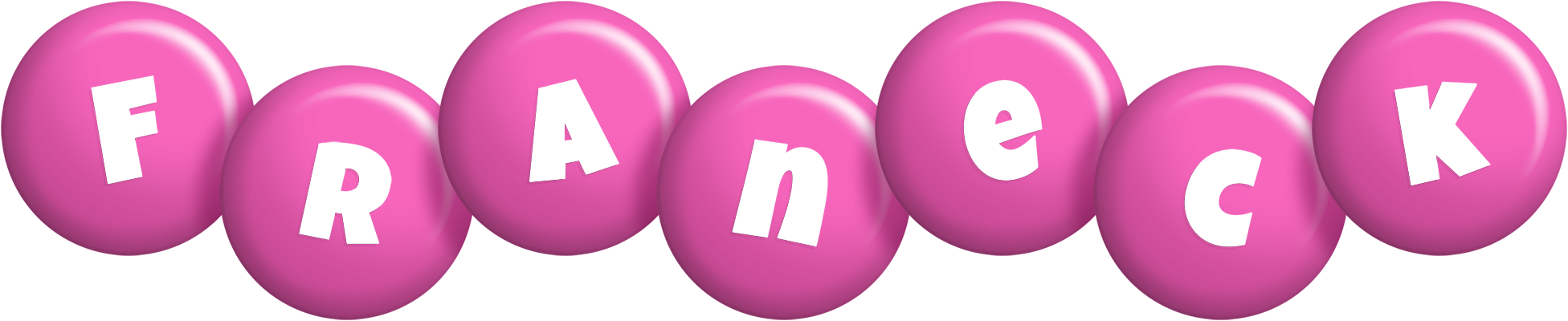 Franeck candy-pink logo