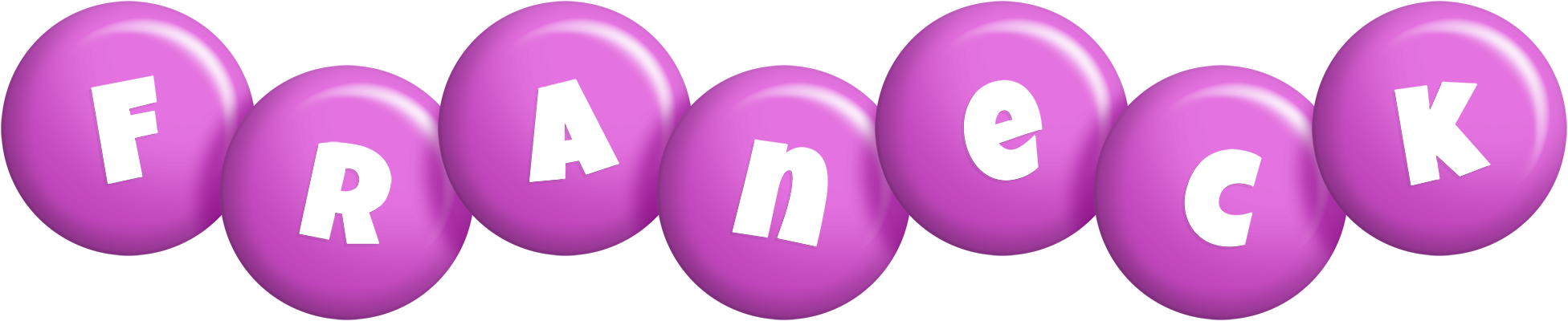 Franeck candy-purple logo