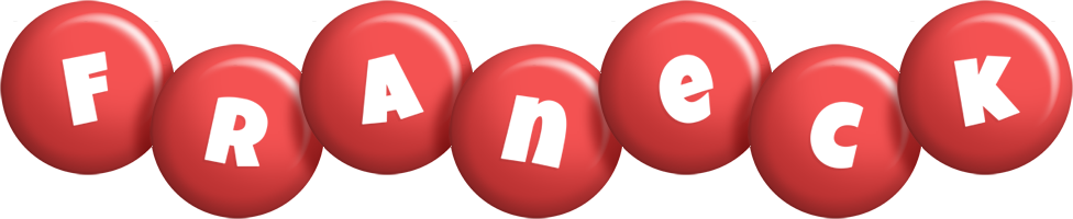 Franeck candy-red logo