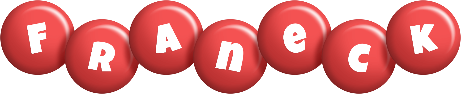 Franeck candy-red logo