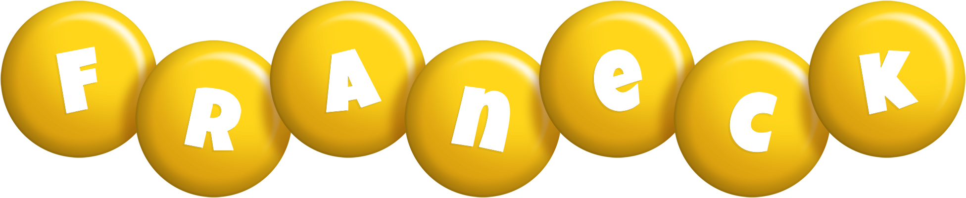 Franeck candy-yellow logo