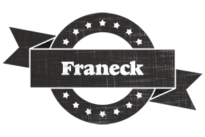Franeck grunge logo