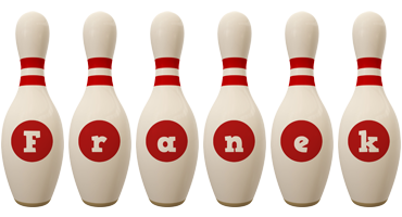 Franek bowling-pin logo