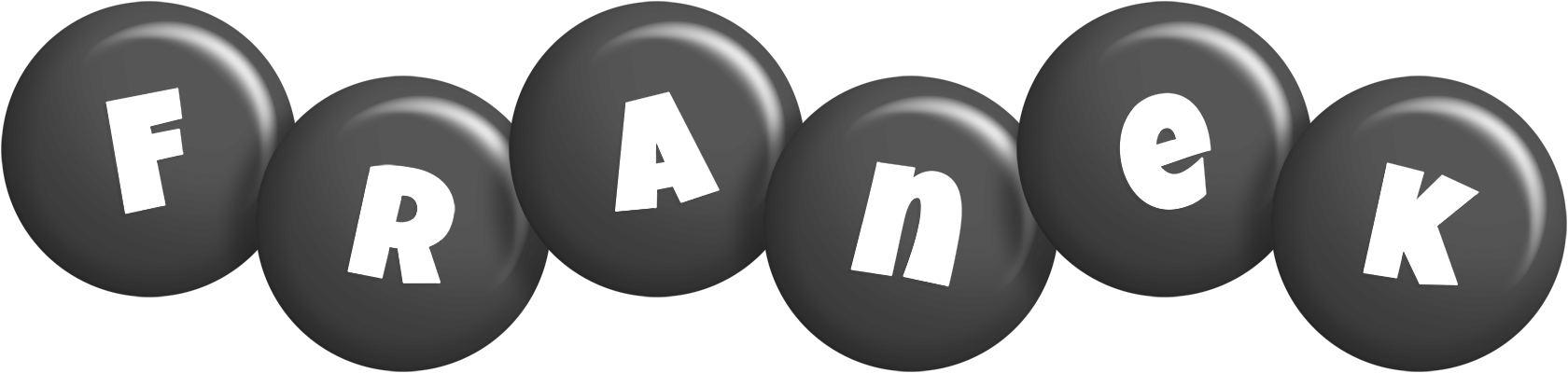 Franek candy-black logo
