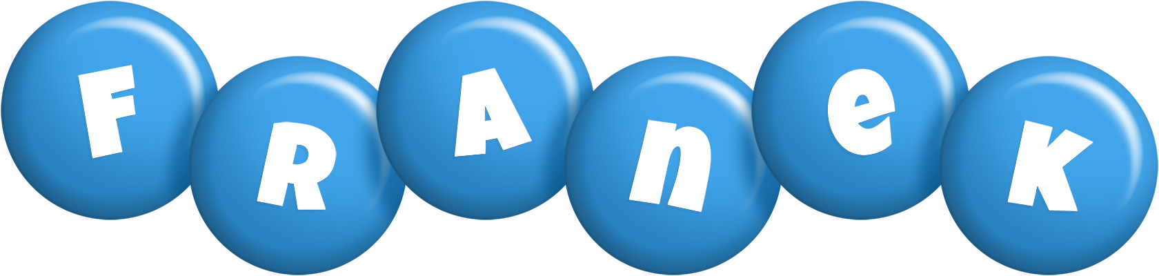 Franek candy-blue logo