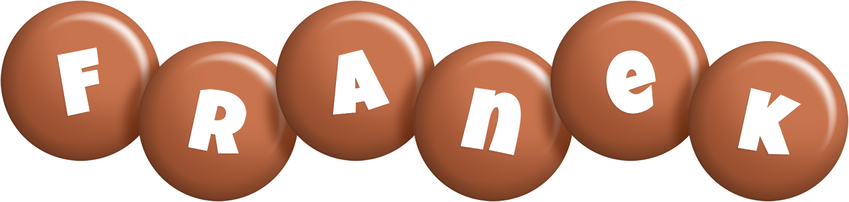 Franek candy-brown logo