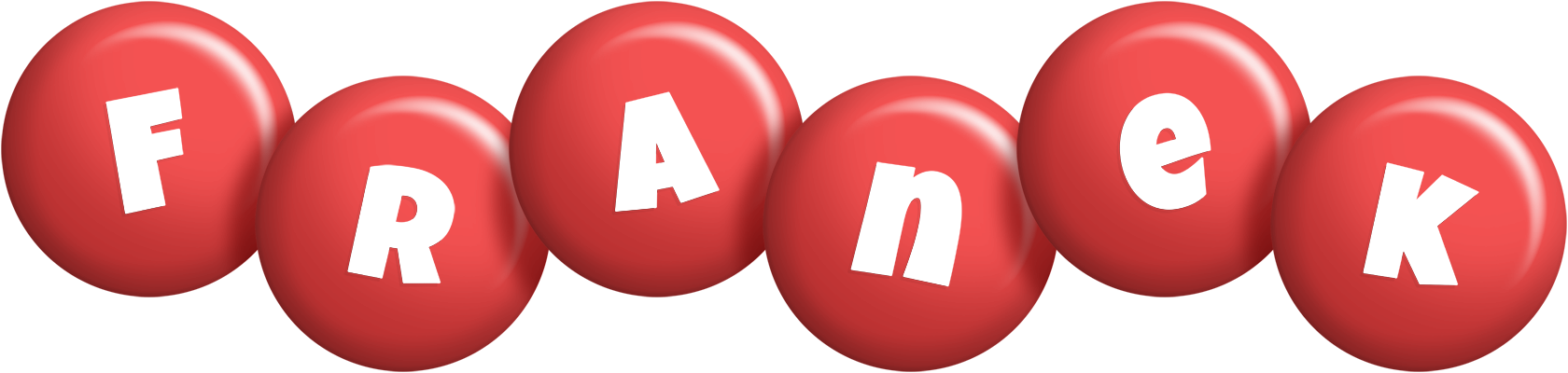 Franek candy-red logo