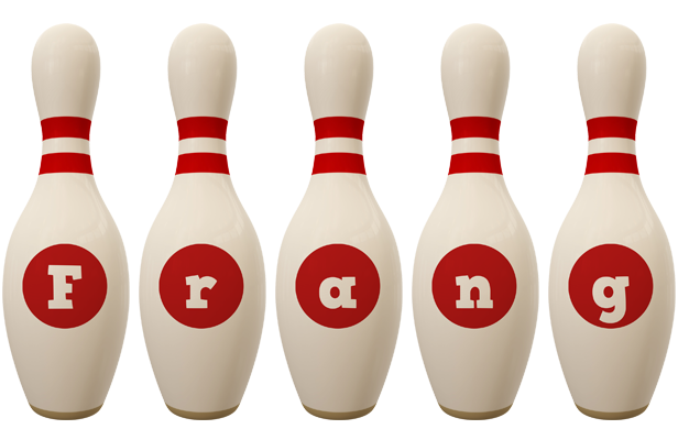 Frang bowling-pin logo