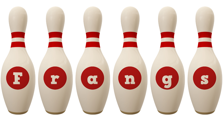 Frangs bowling-pin logo