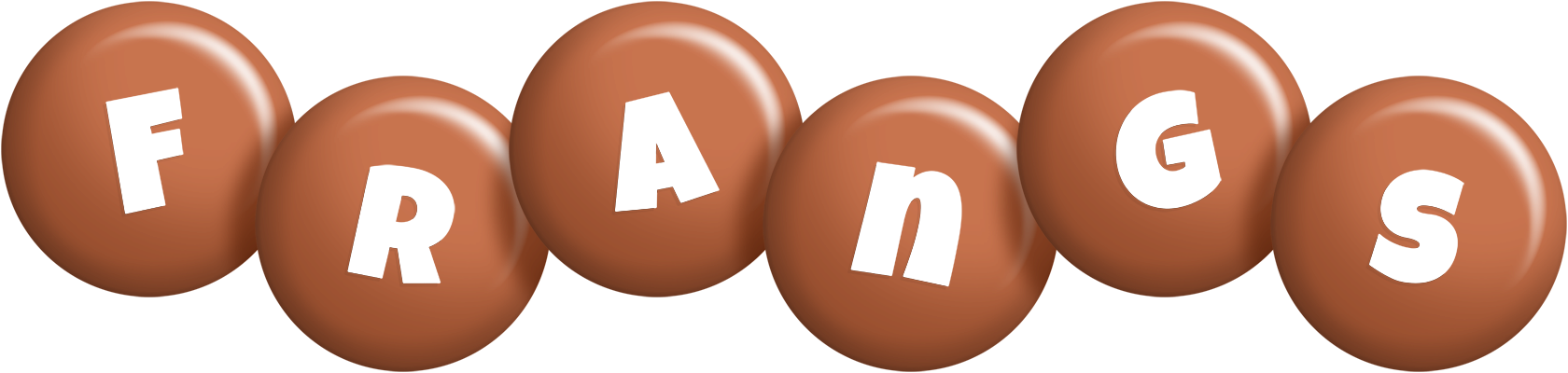 Frangs candy-brown logo