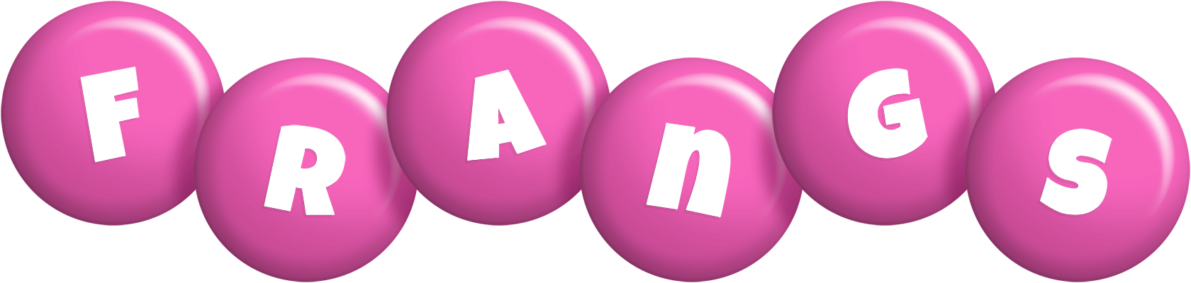 Frangs candy-pink logo