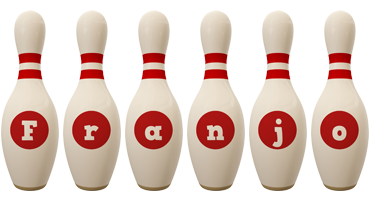 Franjo bowling-pin logo