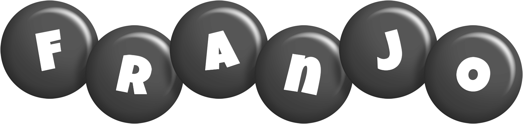 Franjo candy-black logo