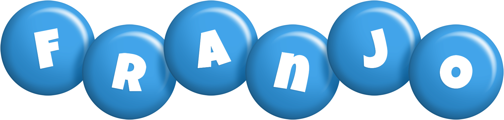 Franjo candy-blue logo